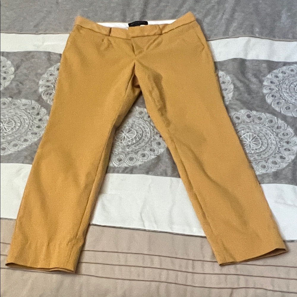 Banana Republic Golden Checkered Trousers
